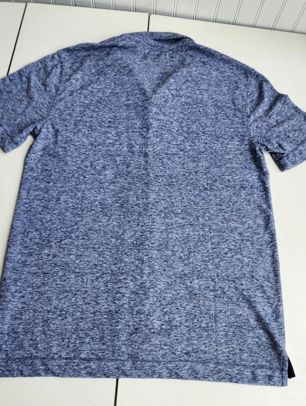 NWT $60 Banana Republic Men’s Blue Short Sleeve Shirt Linen Blend Button Down M